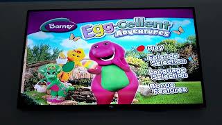 Barney Eggcellent Adventures DVD Menu Walkthrough [upl. by Gaivn]