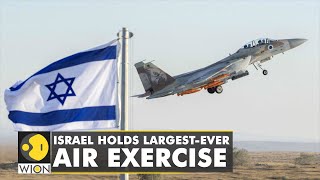 Israel holds largestever air force drill with UAE visit  8 nations part of airpower cooperation [upl. by Hummel]