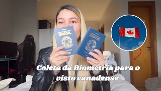 Coleta da Biometria para o visto canadense [upl. by Ydahs]