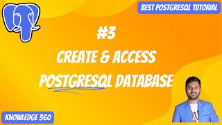 How To Create And Access Database Using pgAdmin psql DBeaver  Best PostgreSQL Tutorial Video 3 [upl. by Rickey]