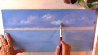 A Beachscape in Oils Part 1 [upl. by Brott]