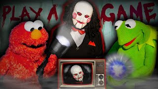 Kermit the Frog and Elmo Play a Game Halloween Escape [upl. by Barrie]