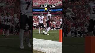 National Tight Ends Day Celly 🕺 atlantafalcons kylepitts falcons nfl [upl. by Beilul]