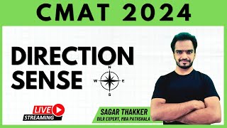 CMAT 2024  Direction Sense  Important Questions  Sagar Sir cmat2024 cmatexam [upl. by Lzeil]