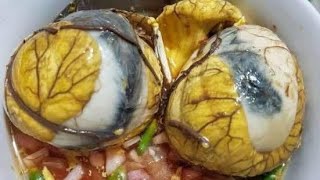 LETS CRACKING AND PEEL BALOT YO EAT yummy asmr balot stisfying trending [upl. by Oalsinatse]