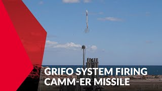 Qualification Firing of GRIFO System with CAMMER missile [upl. by Schmeltzer]