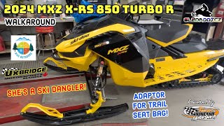 2024 SkiDoo MXZ XRS 850 Turbo R Comp  Overview  Rich Outdoors Sled  Uxbridge Motorsports [upl. by Schoof]