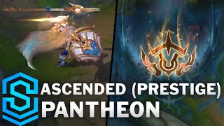 Prestige Ascended Pantheon Skin Spotlight  PreRelease  League of Legends [upl. by Bernarr]