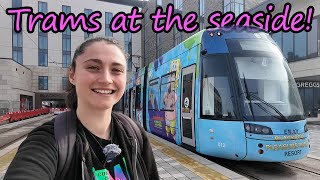 My First Time on the Blackpool Trams [upl. by Aikcir]