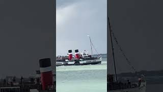 Paddle Steamer  Steam Ship Waverley on the River Thames [upl. by Attaymik]