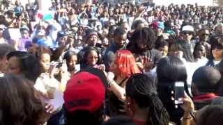 LHHATL KMichelle Strolling with FAMUs Delta Sigma Theta Sorority [upl. by Lubow346]