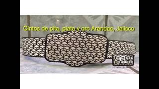 Cintos de pita plata y oro Arandas Jalisco [upl. by Switzer]