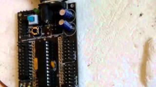 Servo and AVR microcontroller  Atmega8 [upl. by Swift]