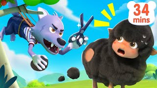 Baa Baa Black Sheep  More Nursery Rhymes amp Kids Songs  BabyBus [upl. by Irrol]