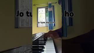 Jo tum mere ho 🙆‍♂ cover keybordist 😌 musicalkeybord video viralshorts [upl. by Materi545]