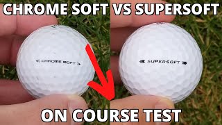 ✅ CALLAWAY CHROME SOFT vs SUPERSOFT Tested By An Average Golfer [upl. by Denna]