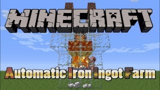 Minecraft 12 Update Preview Fully Automatic Iron Farm [upl. by Colbert]