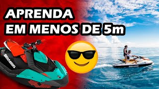 SEA DOO SPARK Aprenda a Andar de Jet Ski em Menos de 5 min [upl. by Anstus]