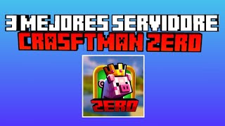 3 mejores servidores para Craftsman Zero ✅ [upl. by Ydna]