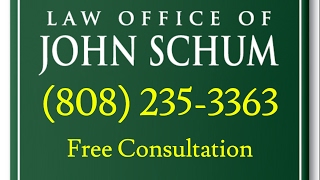 Honolulu HI  1 Criminal Defense Attorney John Schum On Violent Crimes [upl. by Dunseath430]