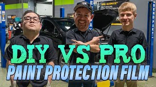 🤔 DIY VS PRO  BEGINNER vs PRO Paint Protection Film Install [upl. by Assirim]