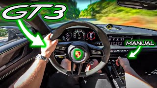 What Its Like To Drive A Manual 992 Porsche GT3 POV [upl. by Malin627]