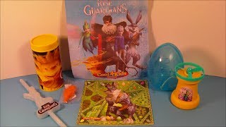 2012 RISE OF THE GUARDIANS SET OF 4 HARDEES Carls Jr COOL MOVIE COLLECTION VIDEO REVIEW [upl. by Evetta]