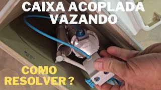 Como Consertar Caixa Acoplada Vazando diy façavocêmesmo [upl. by Ennahtebazile]