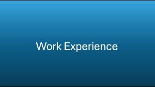 BSSSC Final Work Experience Instructions [upl. by Banwell]