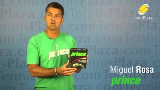 Prince Synthetic Gut  Duraflex Tennis String Review  Tennis Plaza [upl. by Ativ]