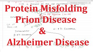 27 Protein Misfolding and Disorders  Alzheimer  Prion disease [upl. by Zorana]