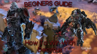 How To Win With Decimus Halo Wars 2 Beginners Guide [upl. by Aneda]