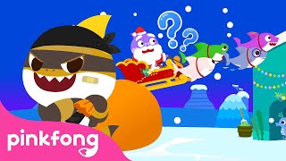 Thief Baby Shark Has Stolen Christmas  🎄 Christmas Stories  Pinkfong Official [upl. by Navonod977]