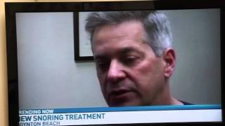 CBS 12 interview With Dr Shiffman about Nightlase  alternative for snoring and sleep apnea [upl. by Nuriel]