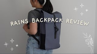 🎒Rains Backpack Review  after 6 months of use [upl. by Aser]