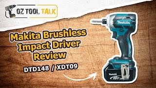 TINY Makita DTD148 Impact Driver  XDT09 Review [upl. by Barcellona]