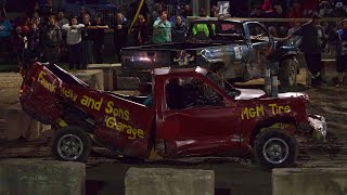 Mitchell Fair Demolition Derby 2024 Stock Trucks [upl. by Coughlin]