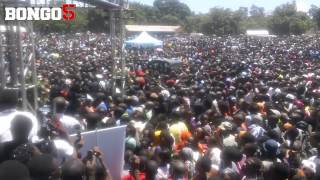 Kanumbas funeral Jeneza la Kanumba likiondoka Leaders Club [upl. by Ahseenyt229]