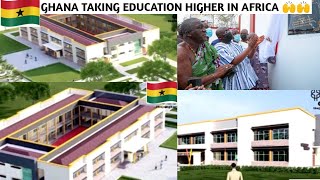 GHANA🇬🇭 And EDUCATION Is Something Else As they Cut SOD For FIRST 21ST CENTURY UltraModern STEM JHS [upl. by Sumerlin223]