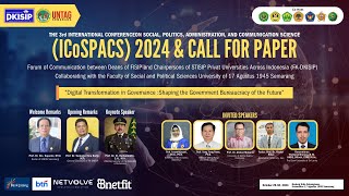 LIVE The 3rd ICoSPACS 2024 at UNTAG Semarang [upl. by Ansev]