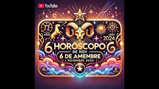 horoscopo horóscopo para hoy 6 de noviembre de 2024 zodiaco astrologia shortvideo [upl. by Lalib]