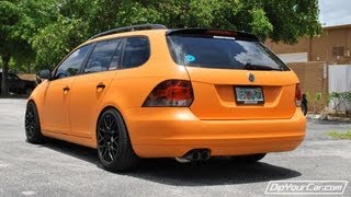 Sunset Orange Plasti Dip Car [upl. by Enial]