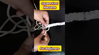 Macrame Basic Knot for Beginners macrame diy forbeginners shorts youtubeshorts ytshort yt [upl. by Arimlede]