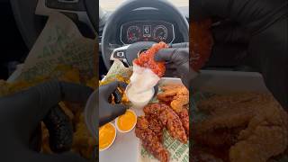 Wingstop squared tenders 🔥🍗 food mukbang asmr [upl. by Mort]