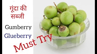 Gumberry Glue berry Gunda गूंदा की स्वादिष्ट मसालेदार सब्जी। [upl. by Anatnas]