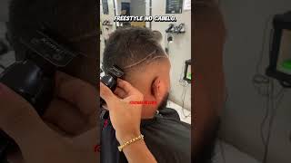 Freestyle no cabelo barbershop barbearia barber cabelo [upl. by Earized271]