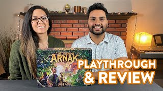 Lost Ruins of Arnak  Playthrough amp Review [upl. by Leahcar]