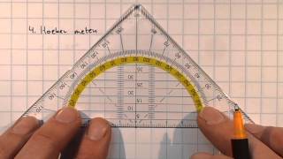 Wiskunde 4A hoeken meten [upl. by Yelrah]