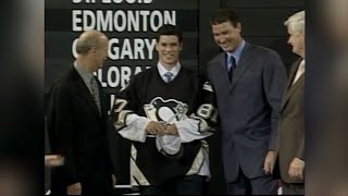 WATCH Penguins select Sidney Crosby in 2005 NHL draft [upl. by Ecidnak]