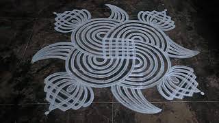 Traditional padi kolam designs 🌹 Beautiful rangoli designs [upl. by Niletac]